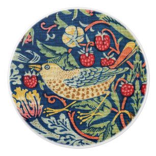 William Morris - Strawberry Thief Keramikknauf