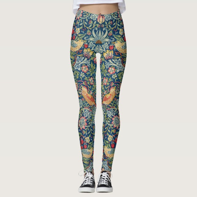 William Morris - Strawberry Thief Leggings (Vorderseite)