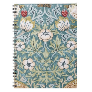 William Morris Strawberry Thief Light Design Notizblock