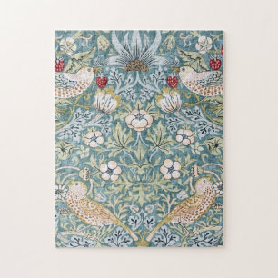 William Morris Strawberry Thief Light Design Puzzle