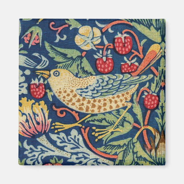 William Morris - Strawberry Thief Magnet (Vorne)