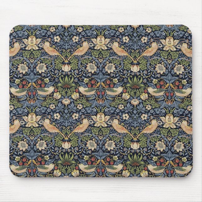 William Morris Strawberry Thief Mousepad (Vorne)