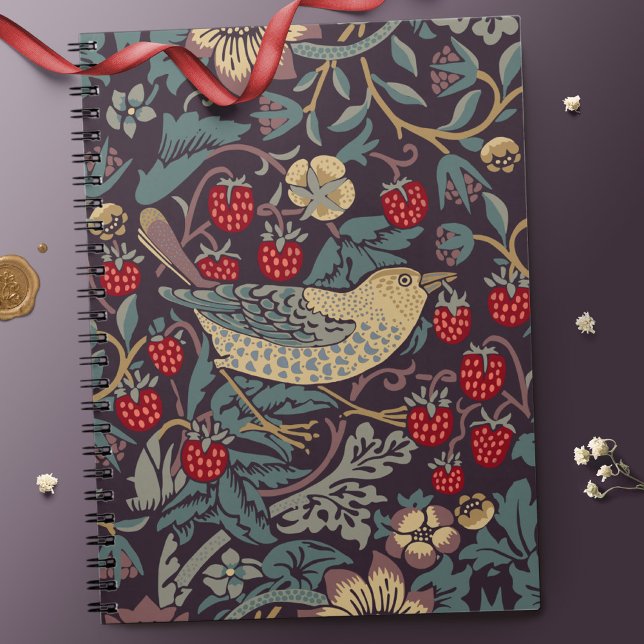 William Morris Strawberry Thief-Notebook Notizblock (Von Creator hochgeladen)