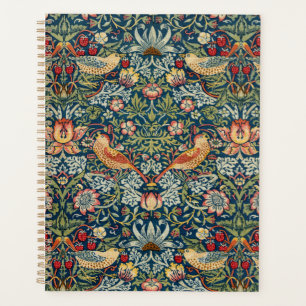 William Morris Strawberry Thief Notebook-Planer Planer