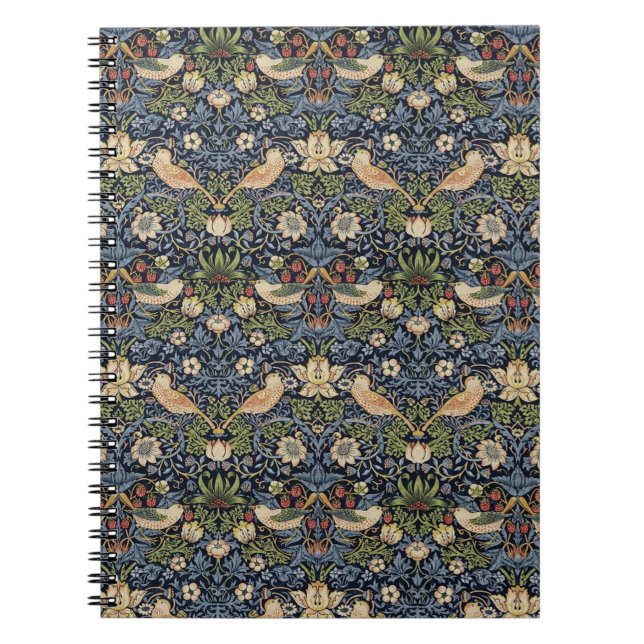 William Morris Strawberry Thief Notizblock (Vorderseite)