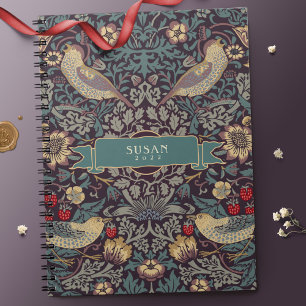 William Morris Strawberry Thief Notizbuch Notizblock