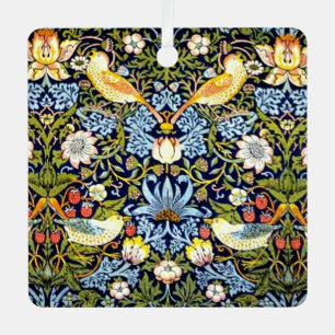 William Morris, Strawberry Thief, Ornament Aus Metall