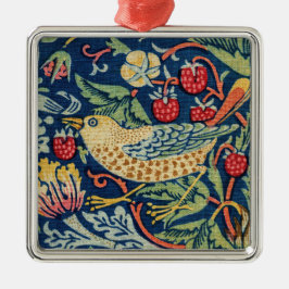 William Morris - Strawberry Thief Ornament Aus Metall