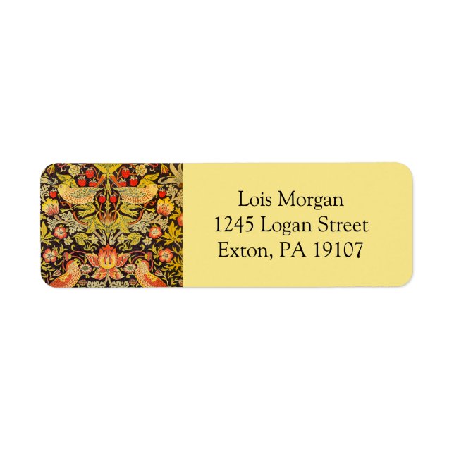 William Morris Strawberry Thief Pattern (Vorne)