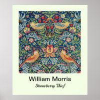 William Morris - Strawberry Thief Poster