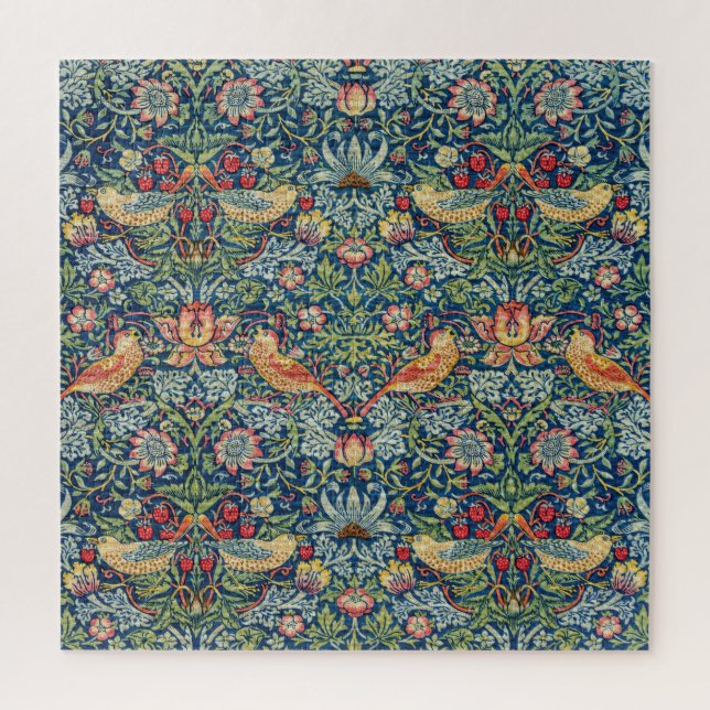 William Morris - Strawberry Thief Puzzle (Vertikal)