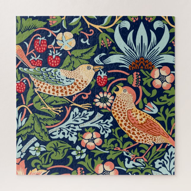 William Morris Strawberry Thief Puzzle (Vertikal)