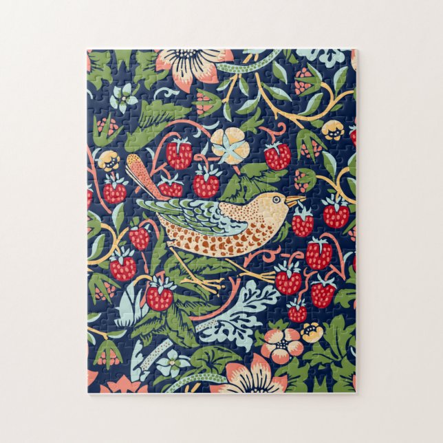 William Morris Strawberry Thief Puzzle (Vertikal)