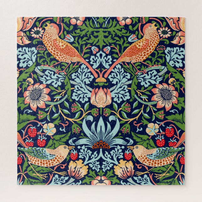 William Morris Strawberry Thief Puzzle (Vertikal)