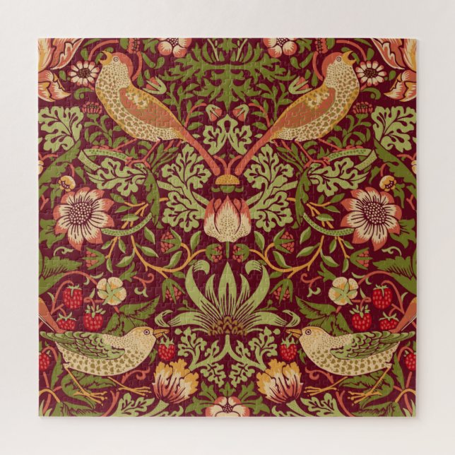 William Morris Strawberry Thief Puzzle (Vertikal)