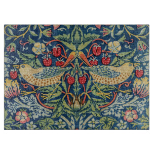 William Morris - Strawberry Thief Schneidebrett