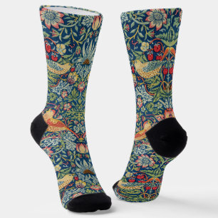 William Morris - Strawberry Thief Socken