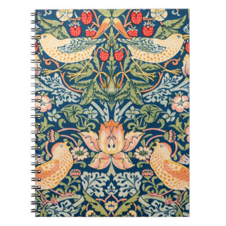 William Morris 'Strawberry Thief' Spiralblock Notizblock