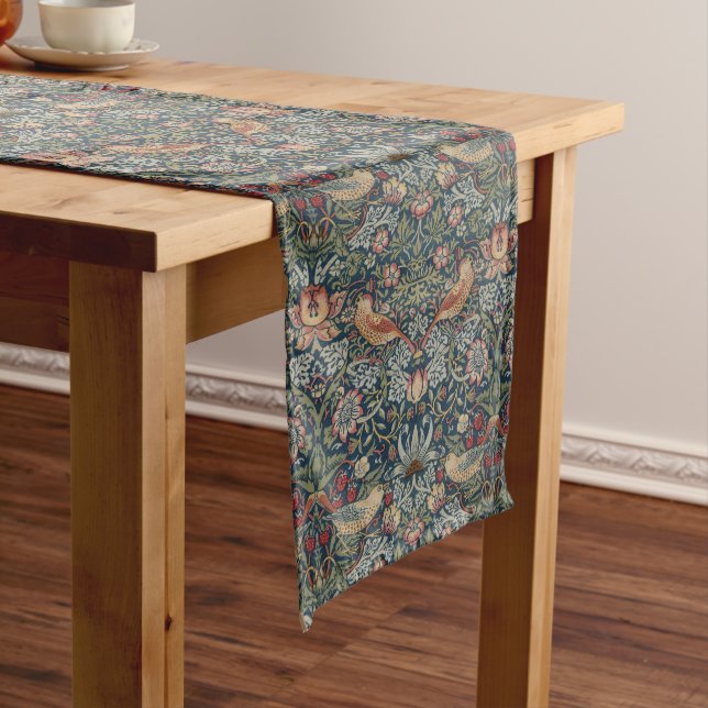 William Morris: Strawberry Thief Table Runner Großer Tischläufer (Beispiel)