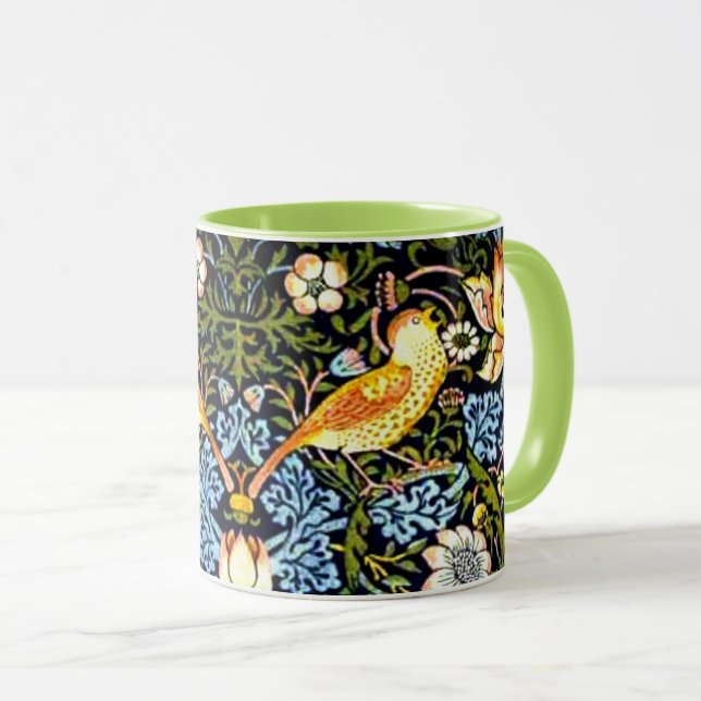 William Morris, Strawberry Thief, Tasse (VorderseiteRechts)