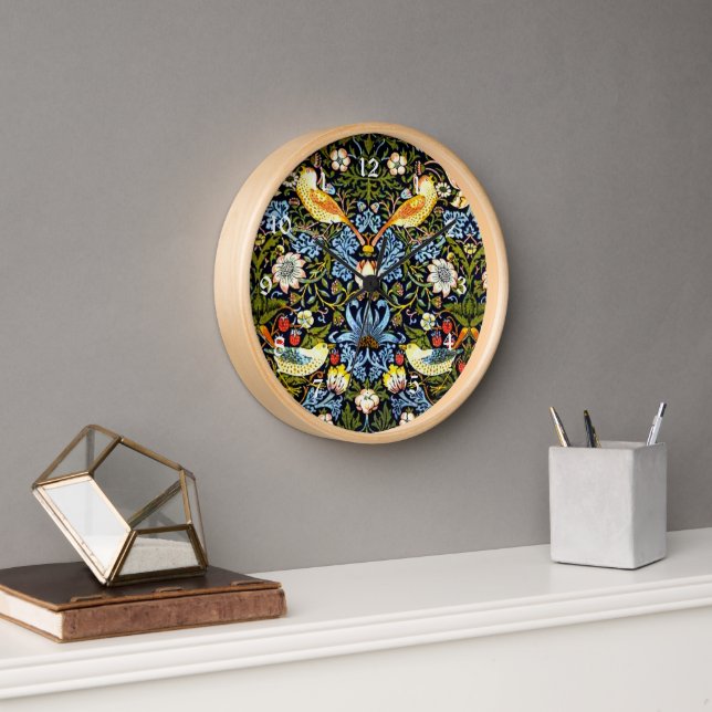 William Morris, Strawberry Thief Uhr (Büro)