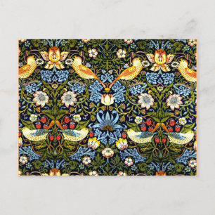 William Morris: Strawberry Thief Vintage-Design Postkarte