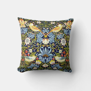 William Morris: Strawberry Thief Vintage-Design T Kissen