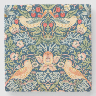William Morris Strawberry Thief   Vintage Kunst Steinuntersetzer