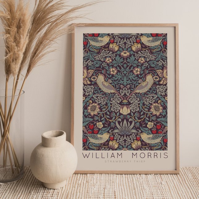 William Morris Strawberry Thief Wall Art Poster (Von Creator hochgeladen)