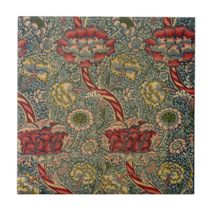 William * Morris Streifen und Blume Fliese