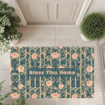 William Morris Style Climbing Rose Trellis Vintage