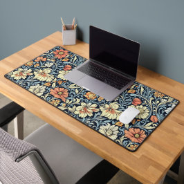 William Morris style floral acanthus pattern Schreibtischunterlage