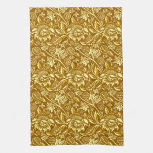 William Morris Sunblumen, Mustard Gold & Yellow K Geschirrtuch