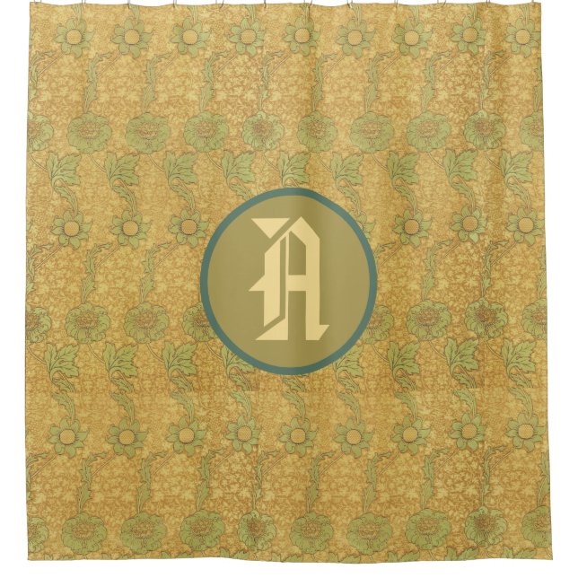 William Morris SUNFLOWER SHOWER CURTAIN Duschvorhang (Vorderseite)