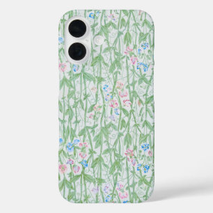 William Morris Süße Erbse Pastell-Blumenkunst iPhone 16 Hülle