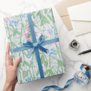 William Morris Süße Erbse Pastell-Blumenkunst Geschenkpapier