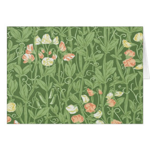 William Morris Süßerbsen-Muster Vintage Botanik