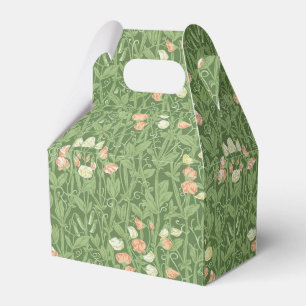 William Morris Süßerbsen-Muster Vintage Botanik Geschenkschachtel