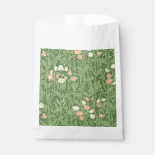 William Morris Süßerbsen-Muster Vintage Botanik Geschenktütchen