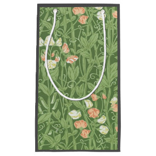 William Morris Süßerbsen-Muster Vintage Botanik Kleine Geschenktüte