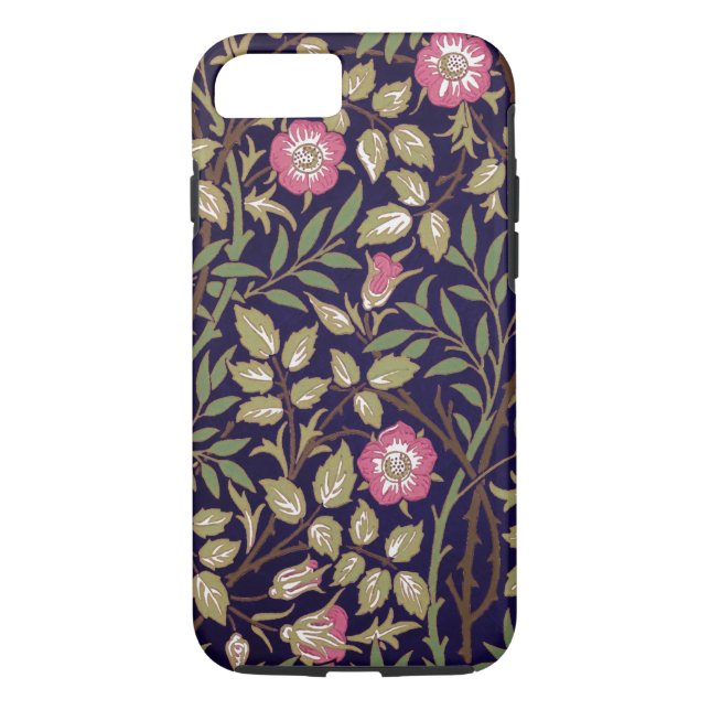 William Morris Sweet Briar Floral Art Nouveau Case-Mate iPhone Hülle (Rückseite)
