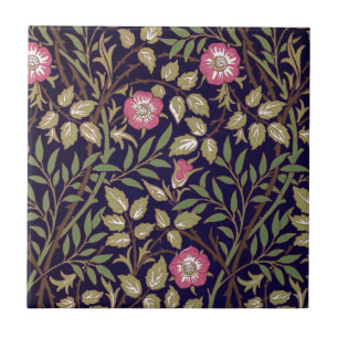 William Morris Sweet Briar Floral Art Nouveau Fliese