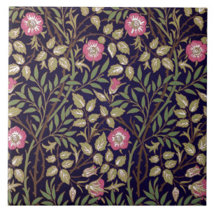 William Morris Sweet Briar Floral Art Nouveau Fliese