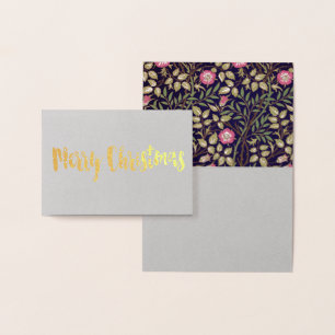 William Morris Sweet Briar Floral Art Nouveau Folienkarte