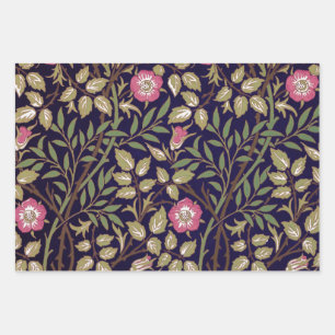 William Morris Sweet Briar Floral Art Nouveau Geschenkpapier Set