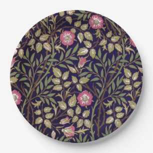 William Morris Sweet Briar Floral Art Nouveau Pappteller