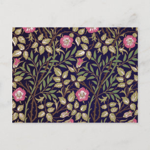 William Morris Sweet Briar Floral Art Nouveau Postkarte