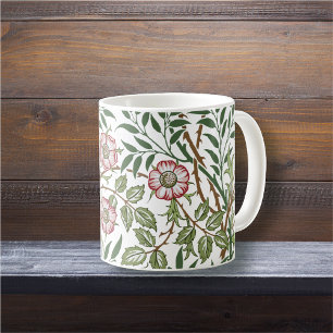 William Morris Sweet Briar Wilde Rote Rosen Vintag Kaffeetasse