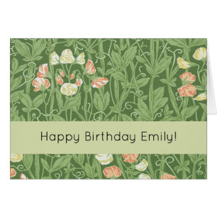 William Morris Sweet Pea Floral Design