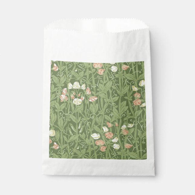 William Morris Sweet Pea Floral Design Geschenktütchen (Vorderseite)